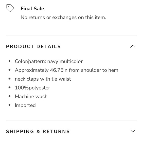 Kensie Floral Navy Dress - Picture 9 of 9